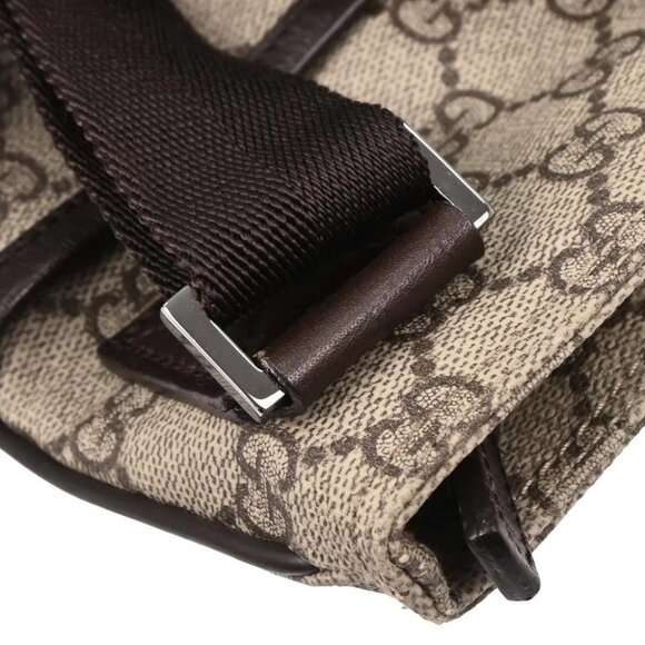 Gucci Beige PVC GG Shoulder Bag - Picture 5 of 9